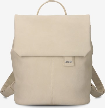 ZWEI Rucksack 'MADEMOISELLE.M MR8' in Weiß: Vorderseite