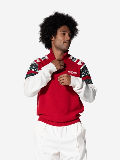 FC BAYERN MÜNCHEN Fleece Jacket in Navy / Red / White, Item view