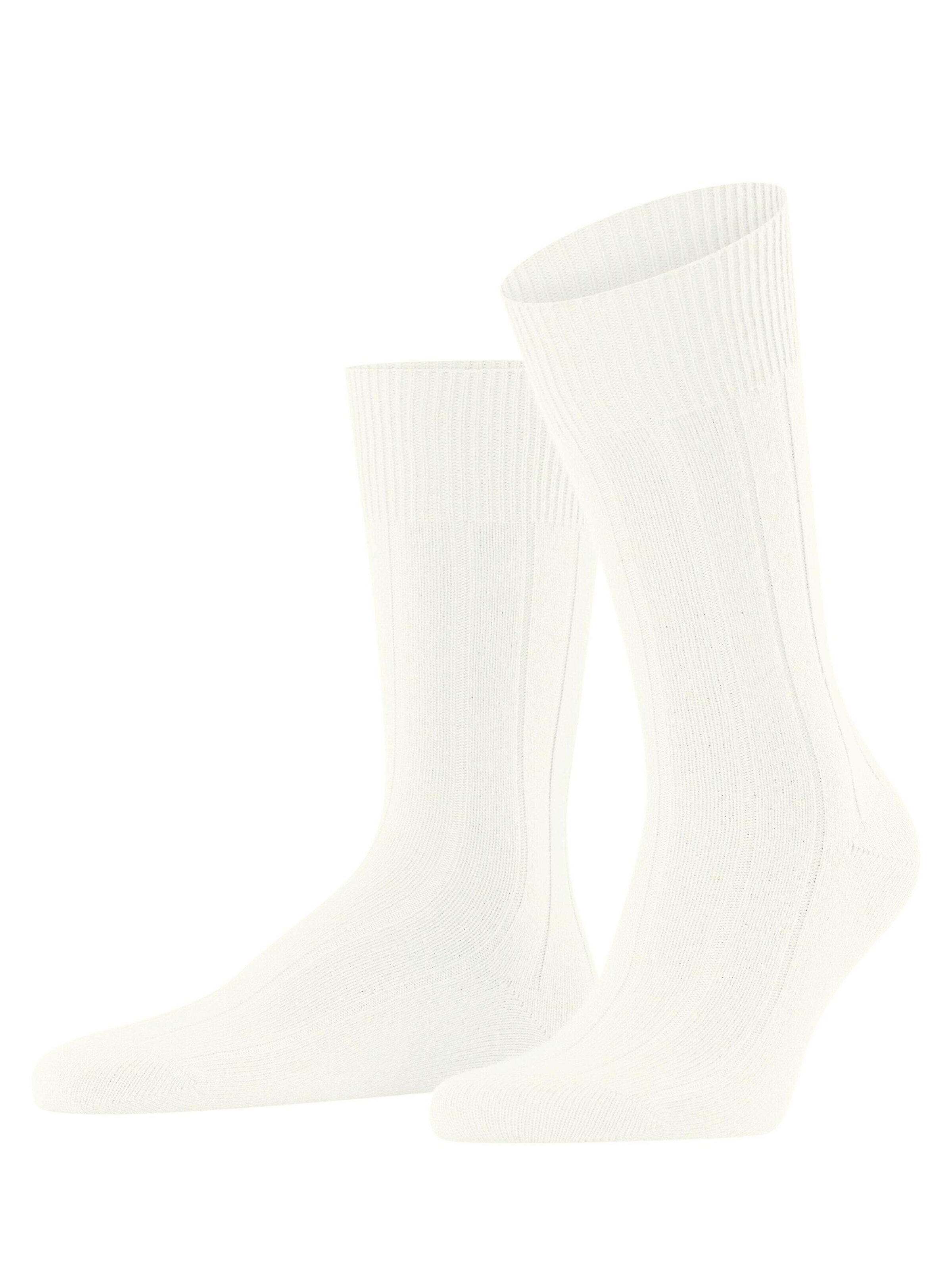 FALKE Socken 'Lhasa Rib'‌‌‌ in Weiß: Vorderseite