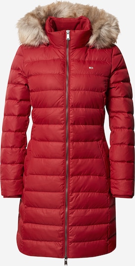 Tommy Jeans Manteau d’hiver 'Essential' en lie de vin, Vue avec produit