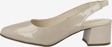 CAPRICE Slingback pumps in Beige