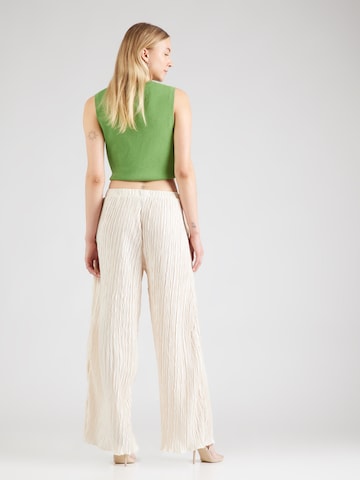 SELECTED Wide leg Pants 'SLFELMA' in Beige