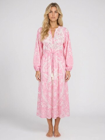 Miss June - Vestido 'Robe Longue Ursula' em rosa