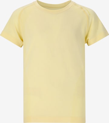 ENDURANCE Functioneel shirt 'Halen' in Geel: voorkant