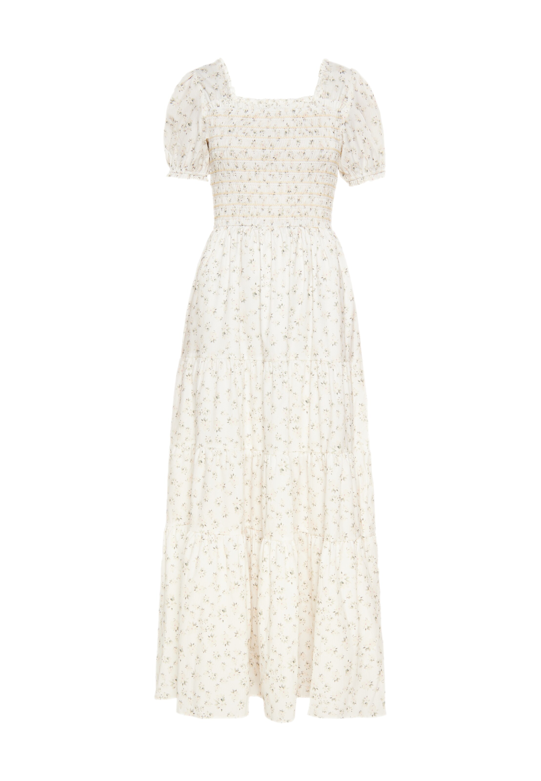 Robe Usha en blanc : devant