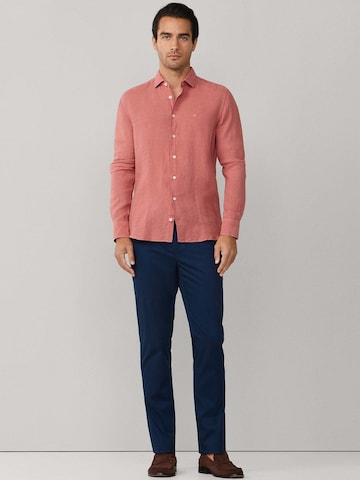 Hackett London Regular Fit Hemd 'Ess' in Rot