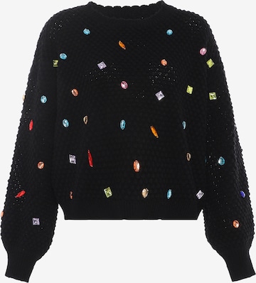 faina Sweater in Black: front