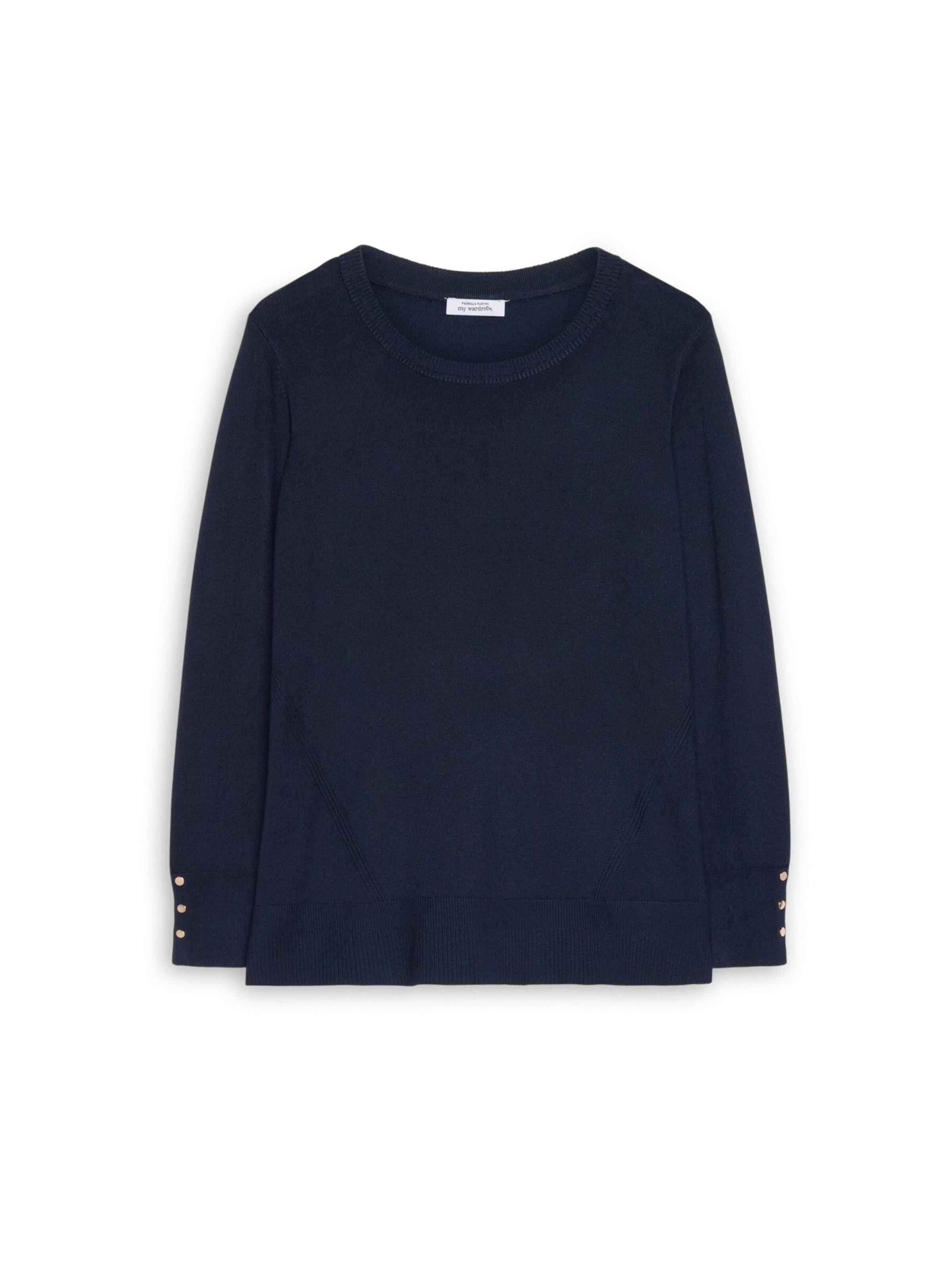 Pullover di Fiorella Rubino in blu: frontale