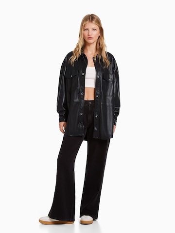 Bershka Between-season jacket in Black