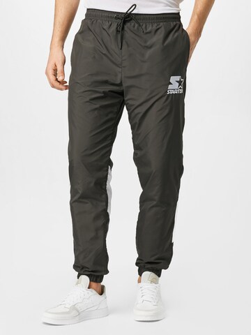 Effilé Pantalon Starter Black Label en noir : devant