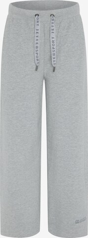 Jette Sport Wide Leg Hose in Grau: predná strana