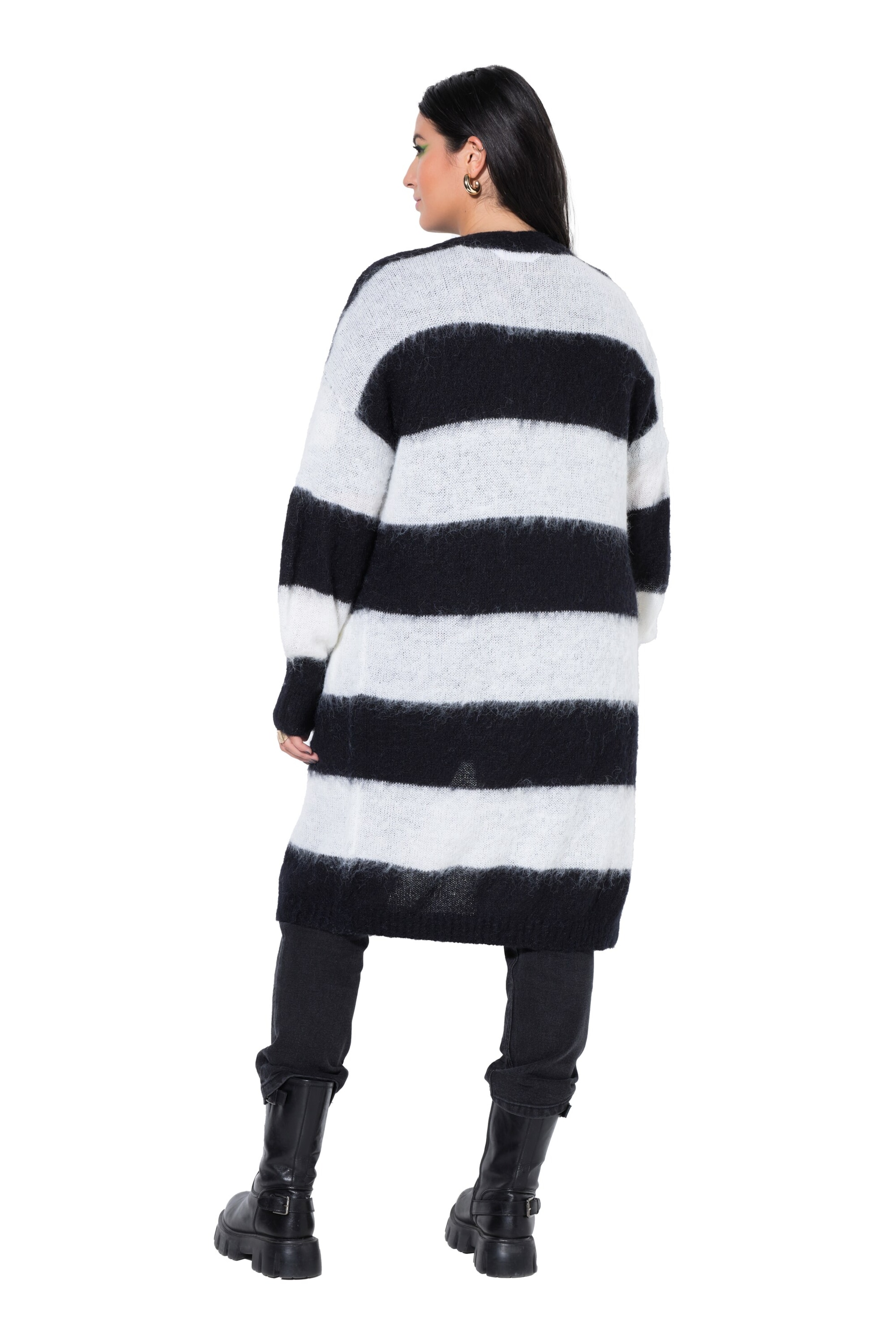 Studio Untold Gebreide mantel in Zwart