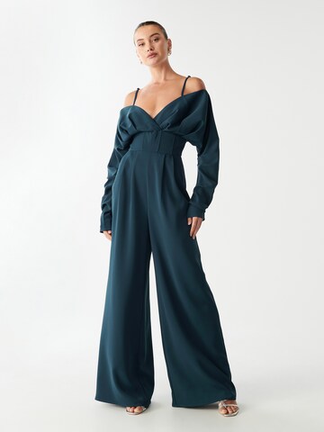 Salopeta de la Willa pe albastru: față