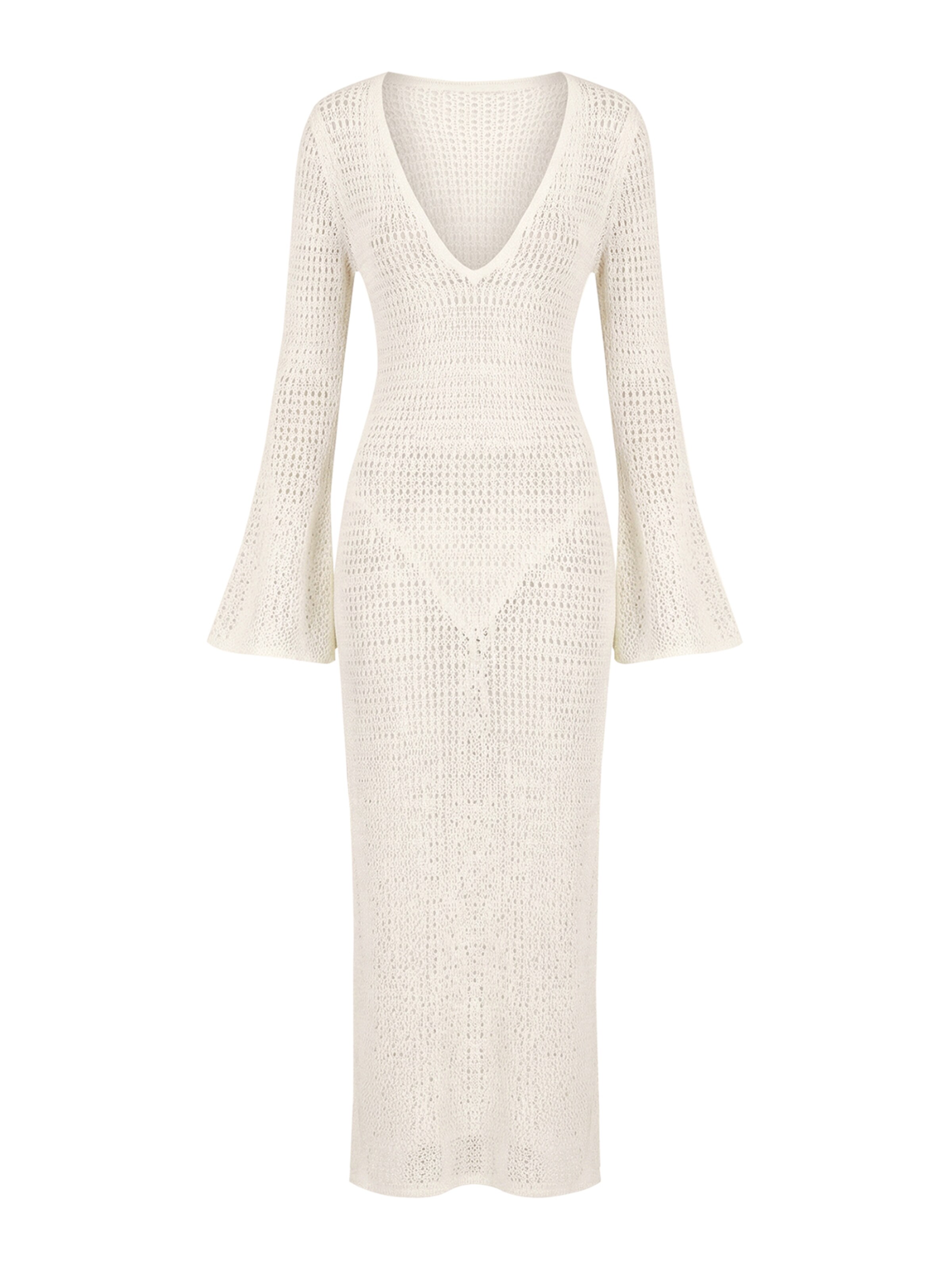 Imily Bela Strandkleid in hellbeige, Produktansicht