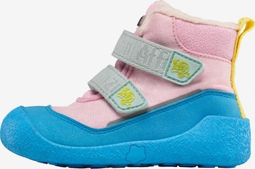 Affenzahn First-Step Shoes 'Snuggy' in Pink: front