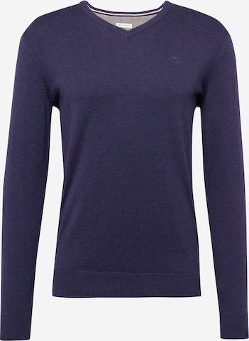 TOM TAILOR Regular fit Sweater in Blue: front