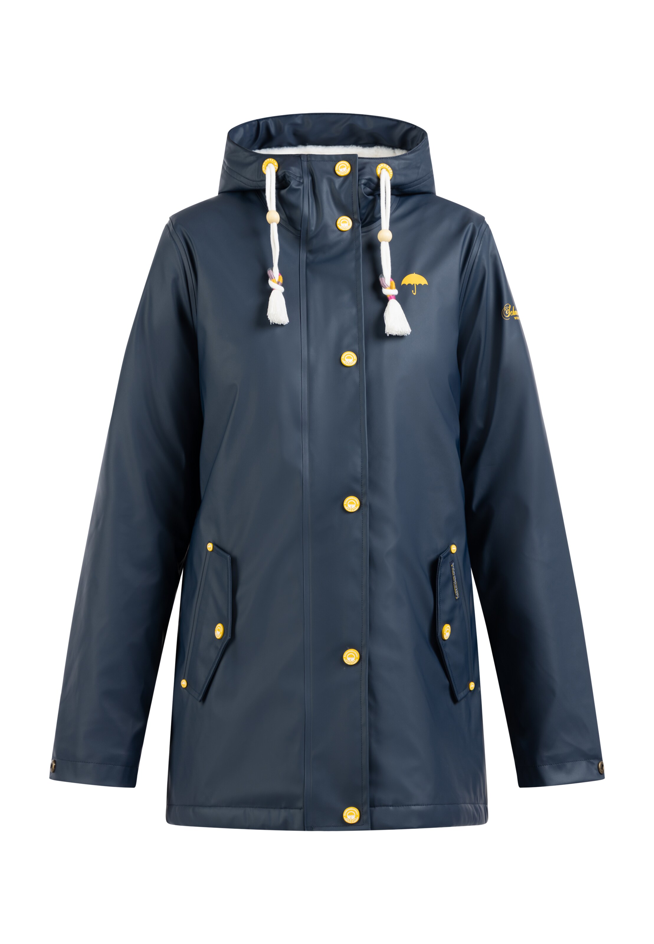Schmuddelwedda Weatherproof jacket in Blue: front