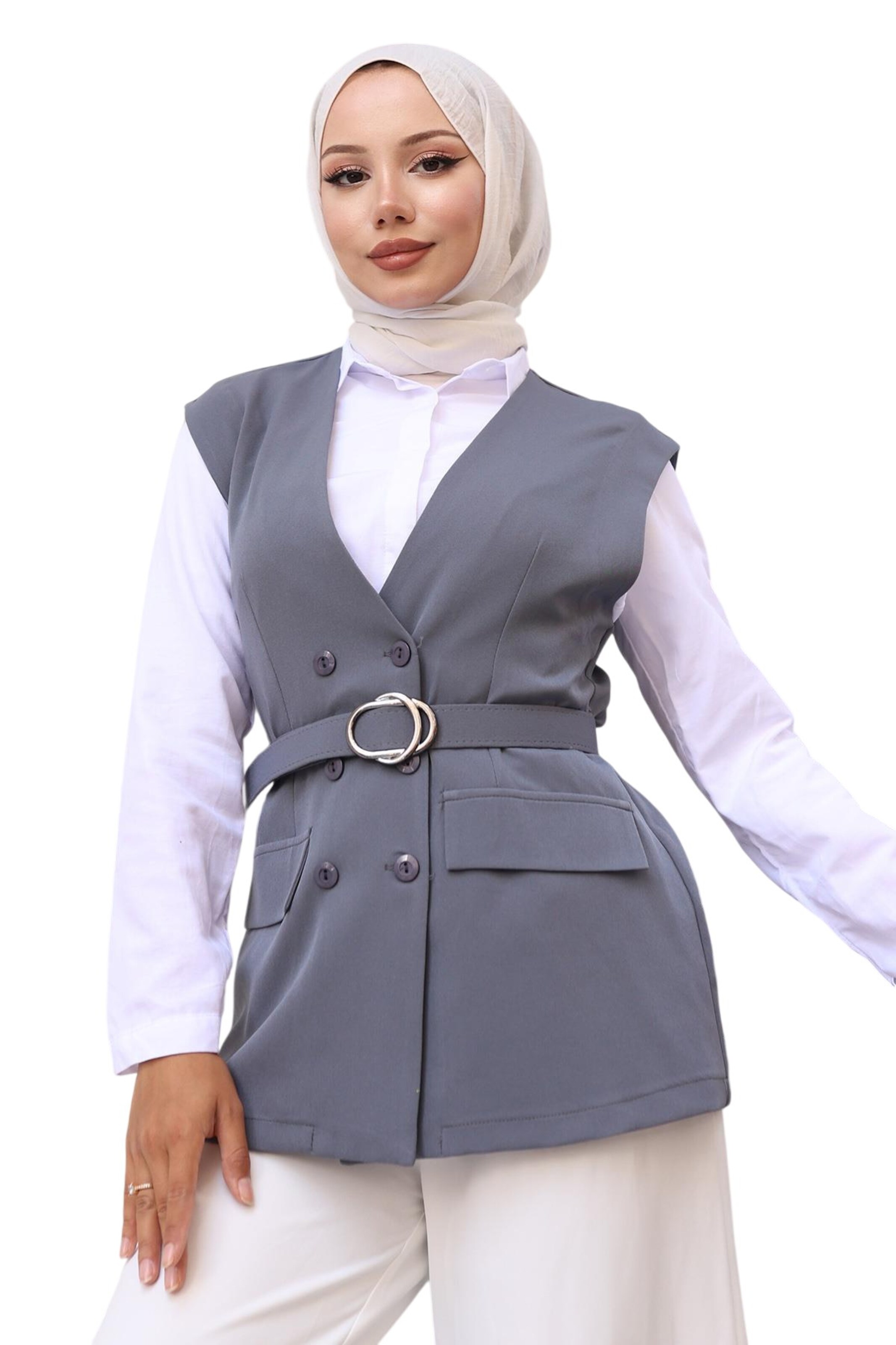 MODAMIHRAM Pantsuit in Grey