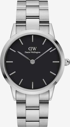 Daniel Wellington Analogais pulkstenis 'Iconic Link S Black', krāsa - Sudrabs, Preces skats