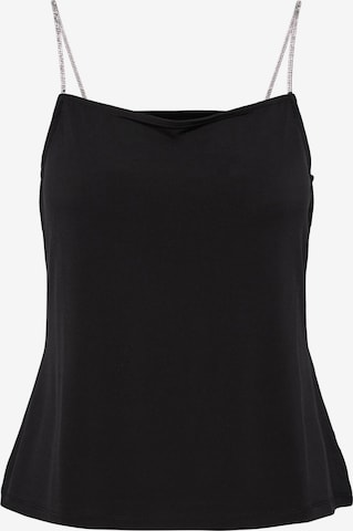 PIECES - Blusa em preto: frente