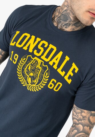 LONSDALE Tričko 'Staxigoe' - Modrá
