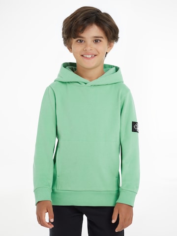 Calvin Klein Jeans Sweatshirt in Green: front