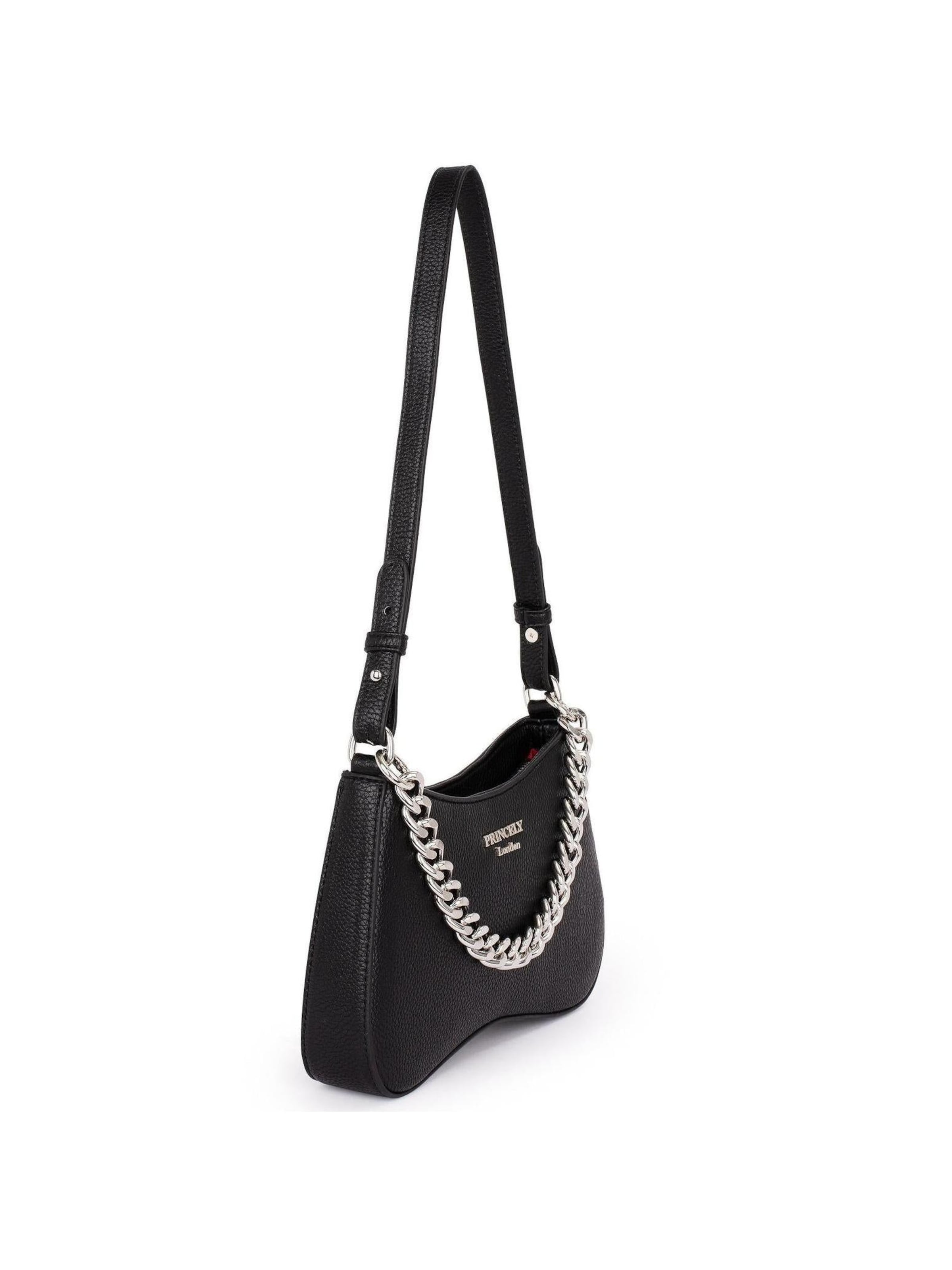 Princely London Skuldertaske 'Nelly' i sort