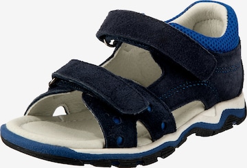 Happy Bee Sandals & Slippers in Blue: front