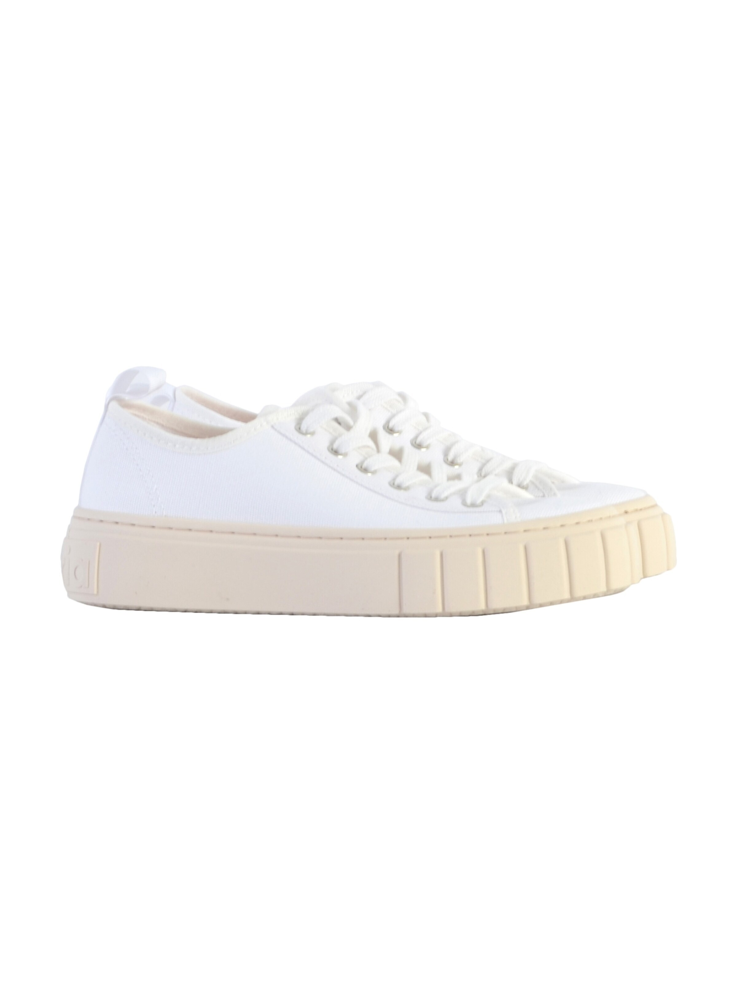 Chaussure de sport à lacets victoria en blanc