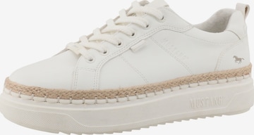 MUSTANGNiske tenisice - bijela boja: prednji dio