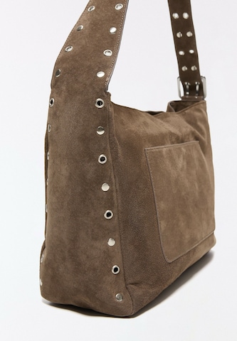 Bershka Shopper in Beige