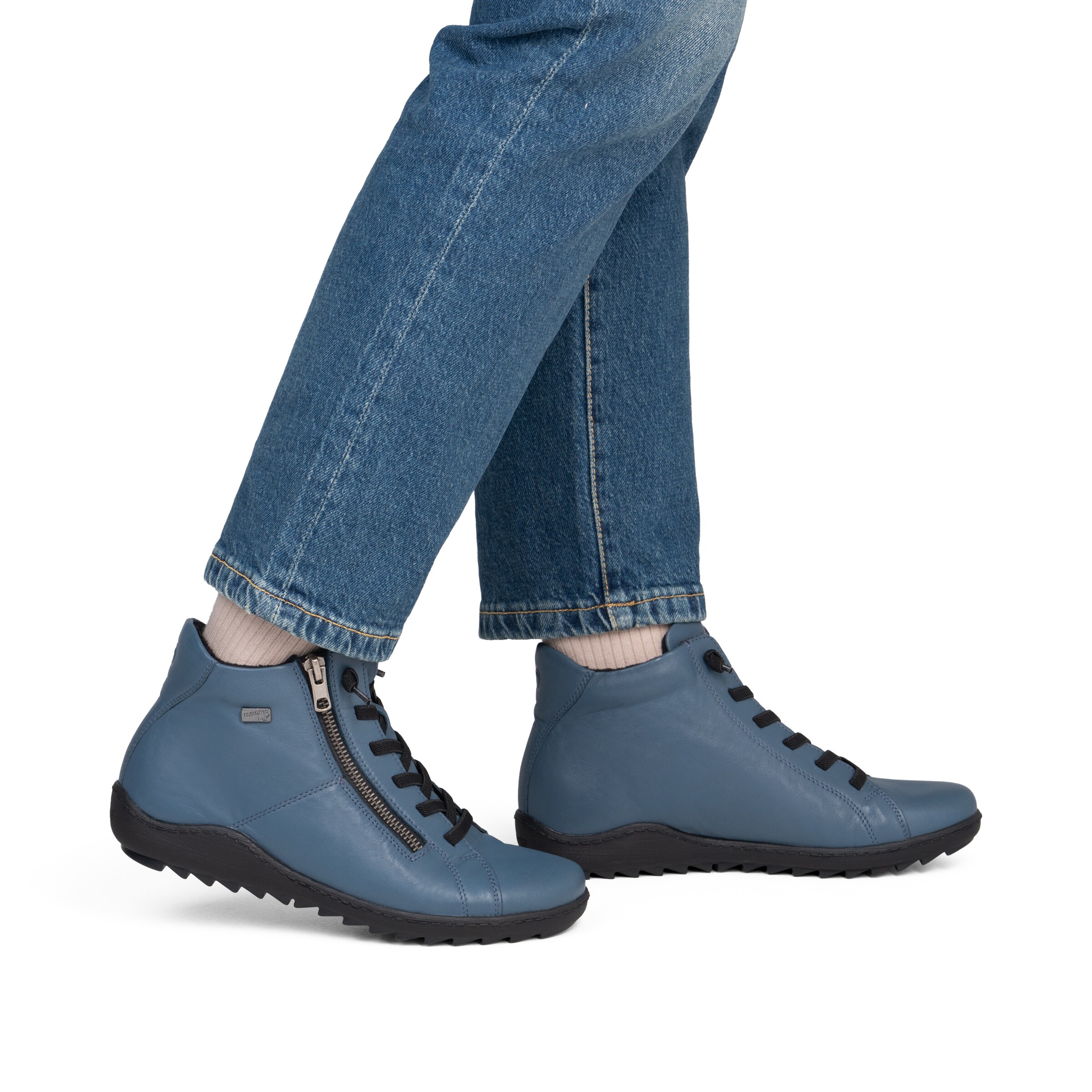 Bottines REMONTE en bleu : devant