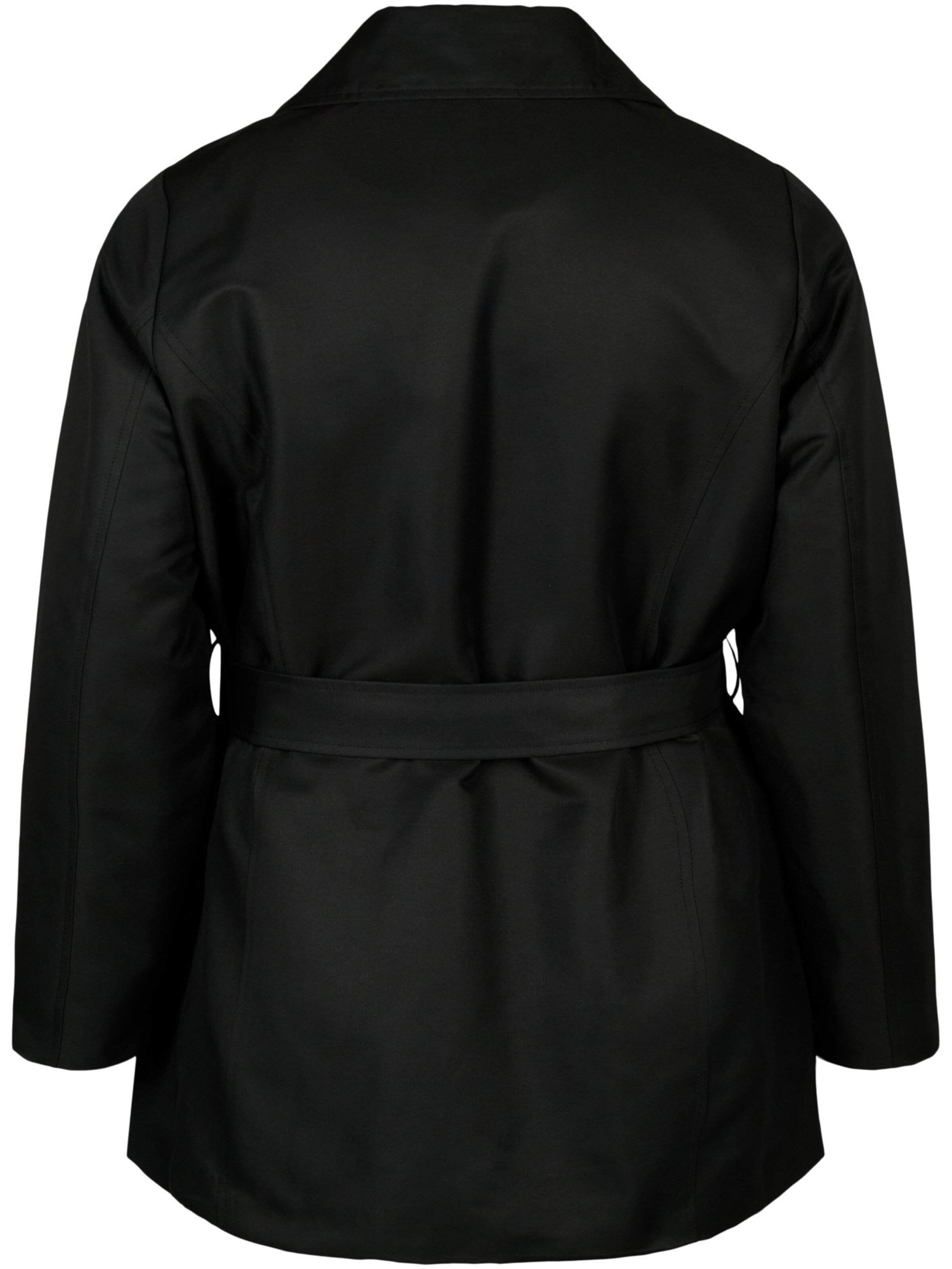 Cappotto di mezza stagione 'Caselin' di Zizzi in nero