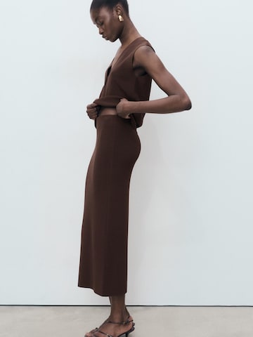 MANGO Skirt 'SESETA' in Brown