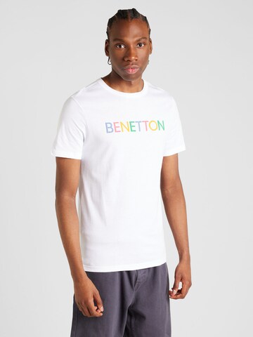 UNITED COLORS OF BENETTON Bluser & t-shirts i hvid: forside