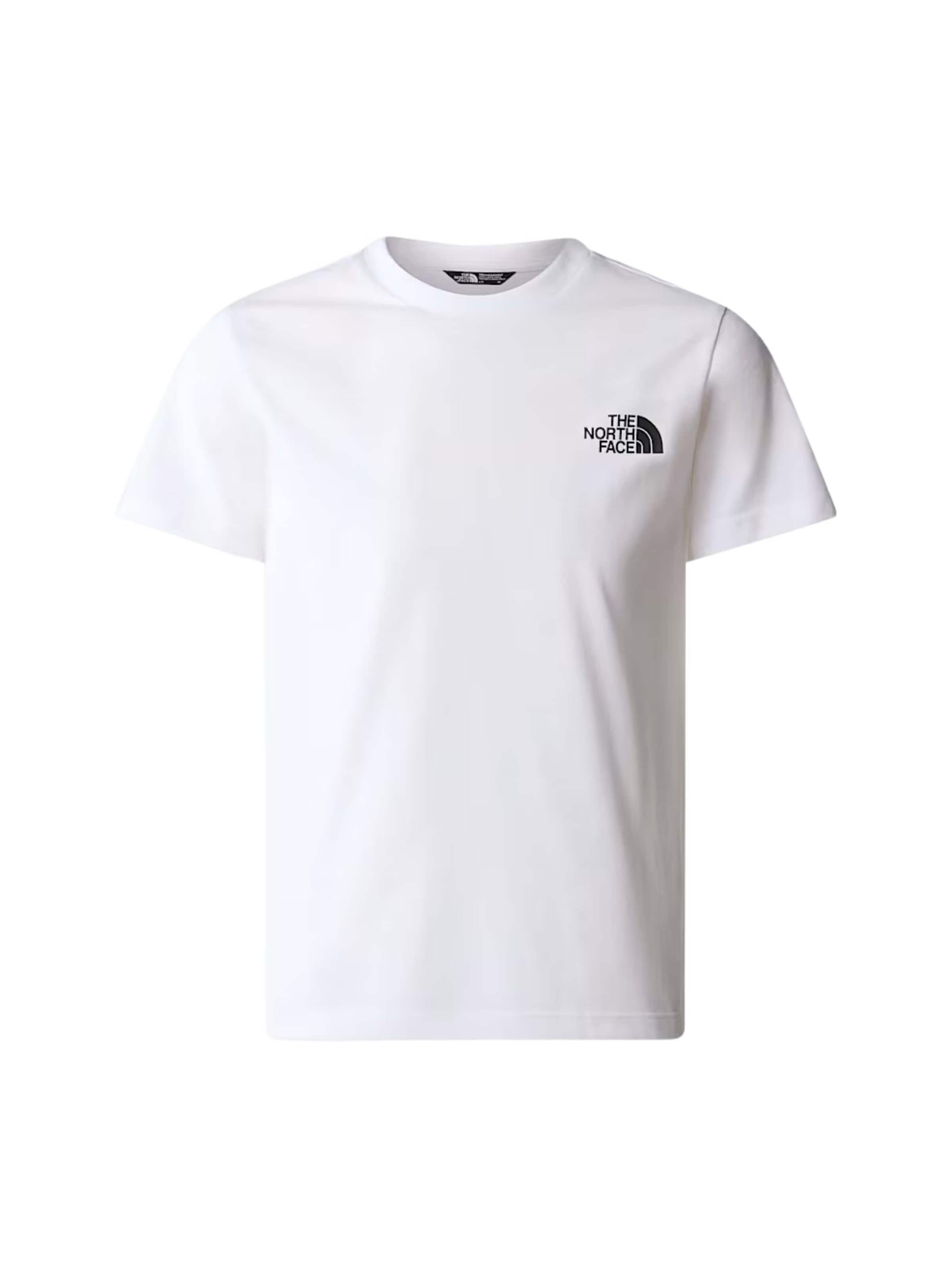 T-Shirt THE NORTH FACE en blanc : devant