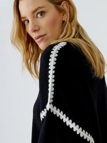 OUI Pullover in Schwarz
