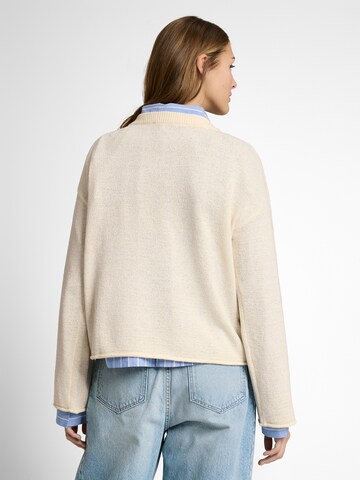 TOM TAILOR DENIM Pulóver - fehér