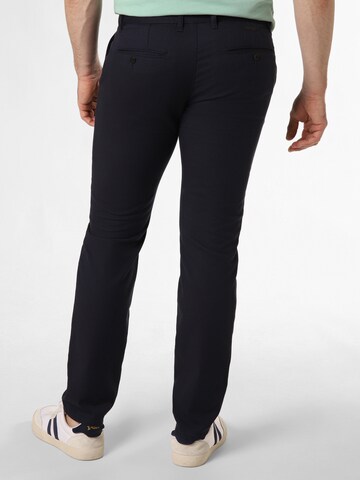 Alberto Regular Chino 'Lou-J' in Blauw