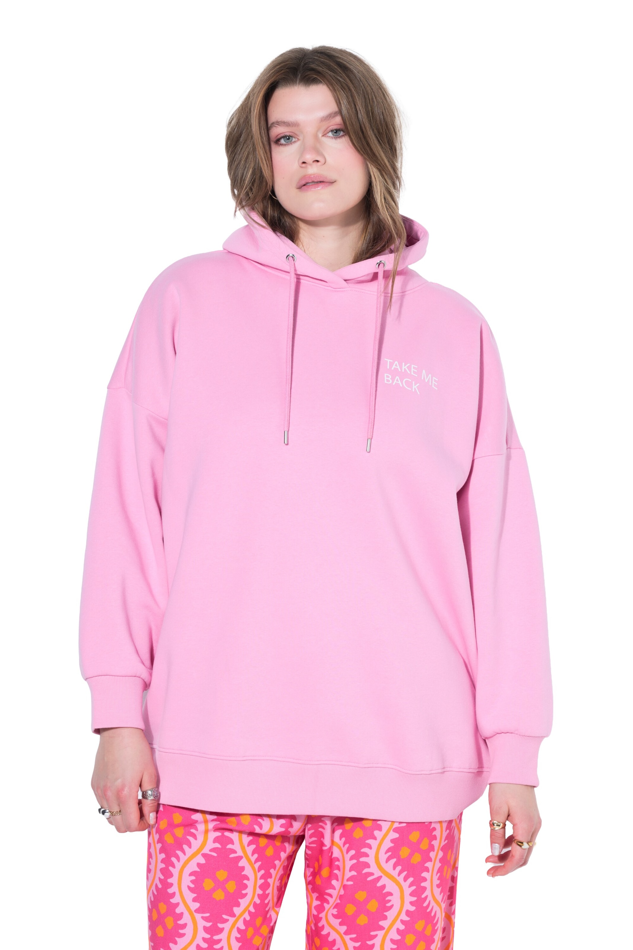 Studio Untold Sweatshirt in Roze: voorkant