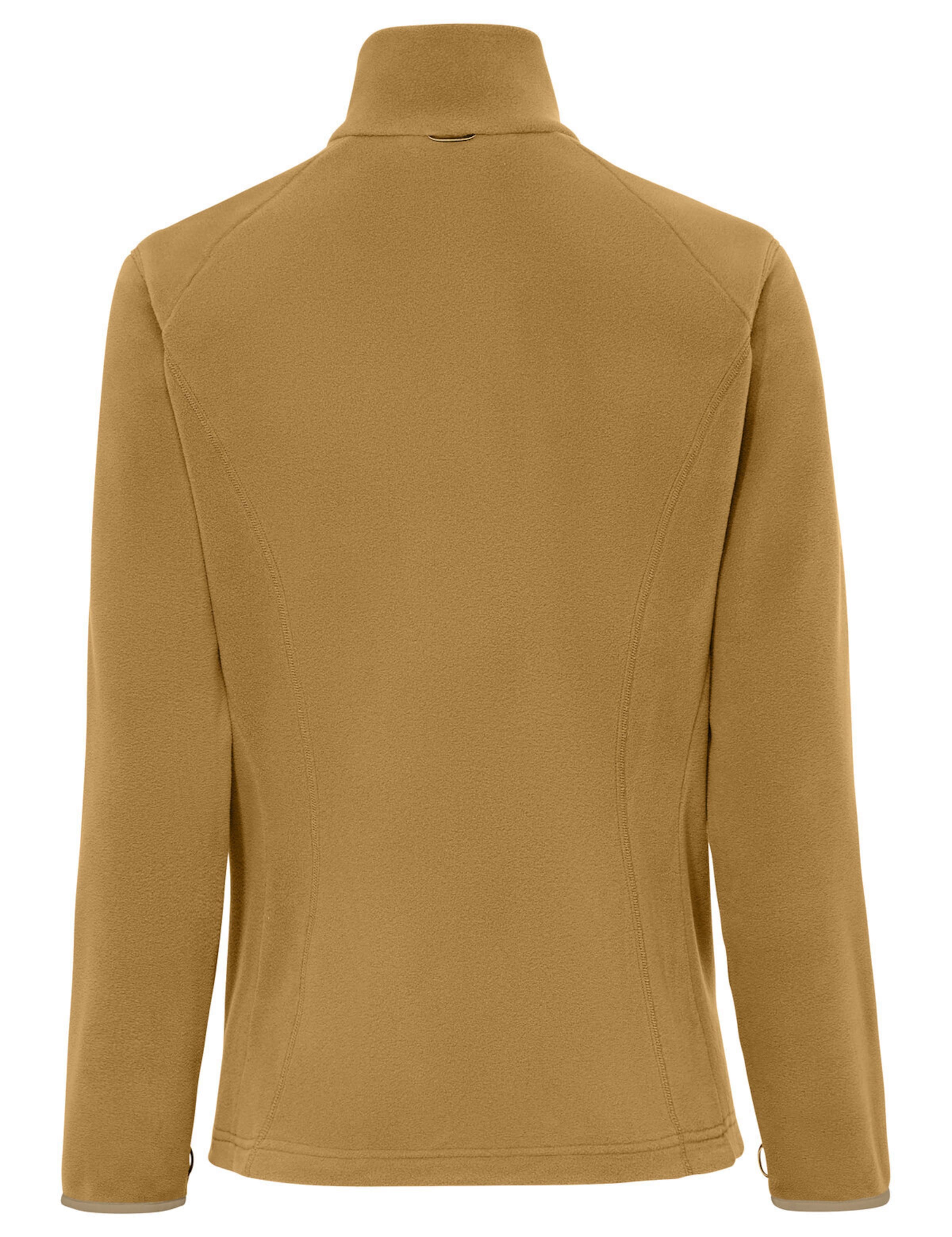 VAUDE Athletic fleece jacket 'Rosemoor II' in Brown