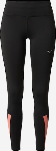 PUMA - Pantalón deportivo en negro: frente