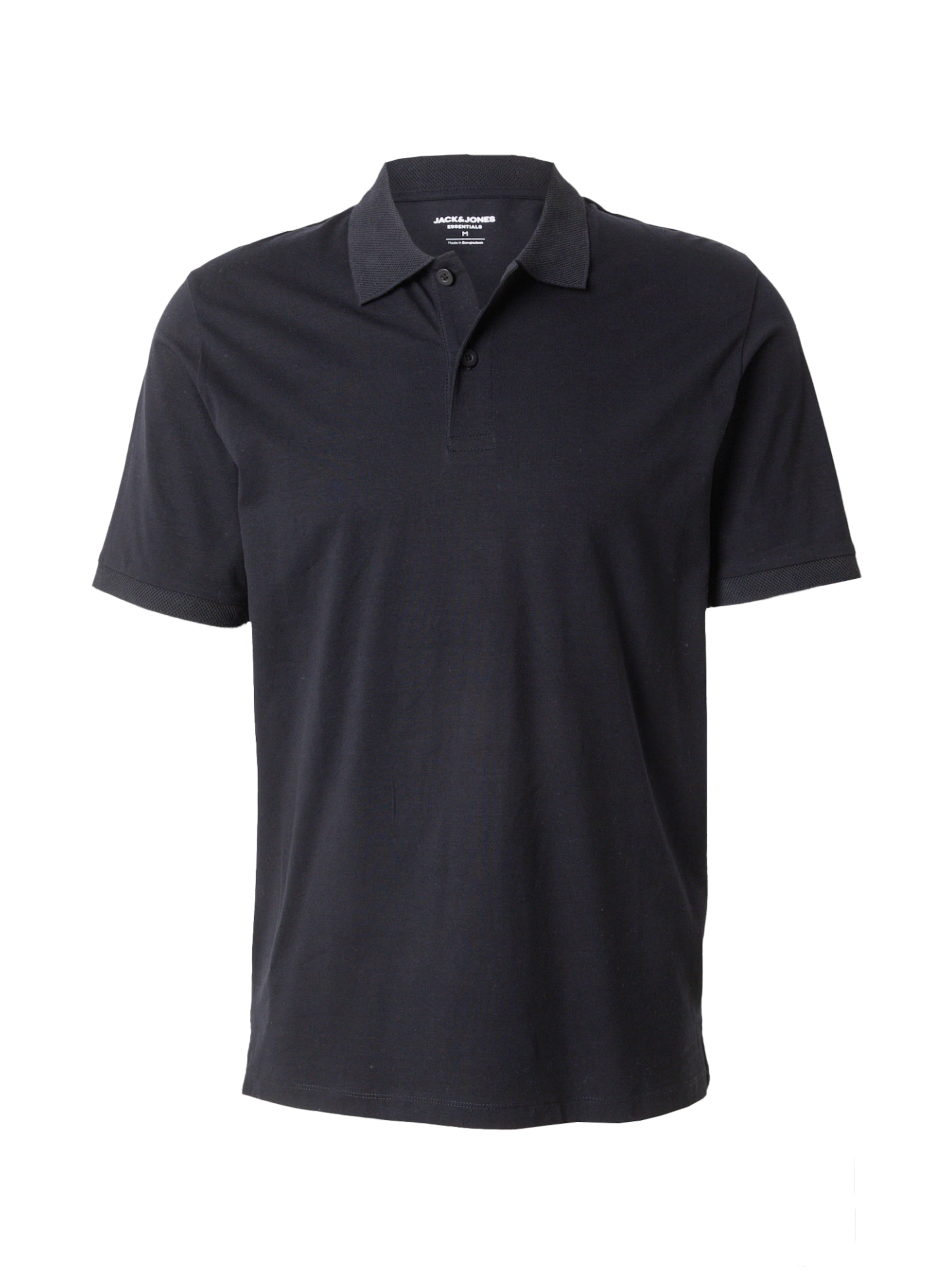 JACK & JONES Shirt 'JJEPERFECT' in Zwart: voorkant