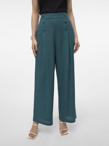VERO MODA Loose fit Trousers 'GISELLE ' in Green