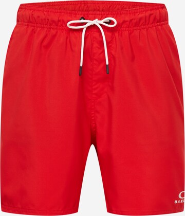 OAKLEY Sportbroek 'CLEAR LAKE' in Rood: voorkant