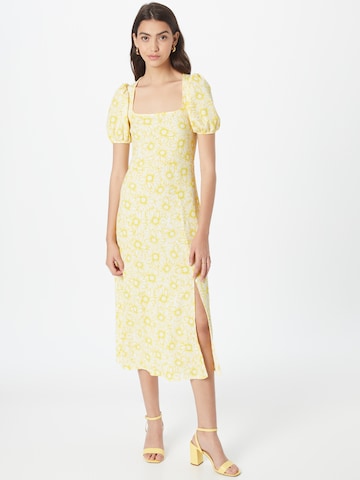 Dorothy Perkins - Vestido em amarelo: frente