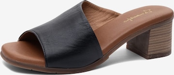Maciejka Pantolette in Schwarz: Vorderseite