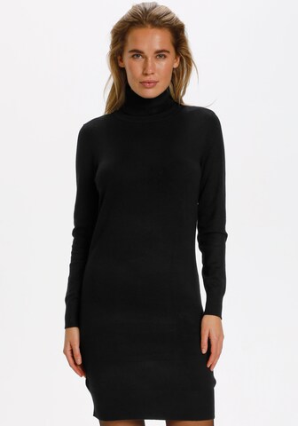 SAINT TROPEZ - Vestido de punto 'Mila' en negro