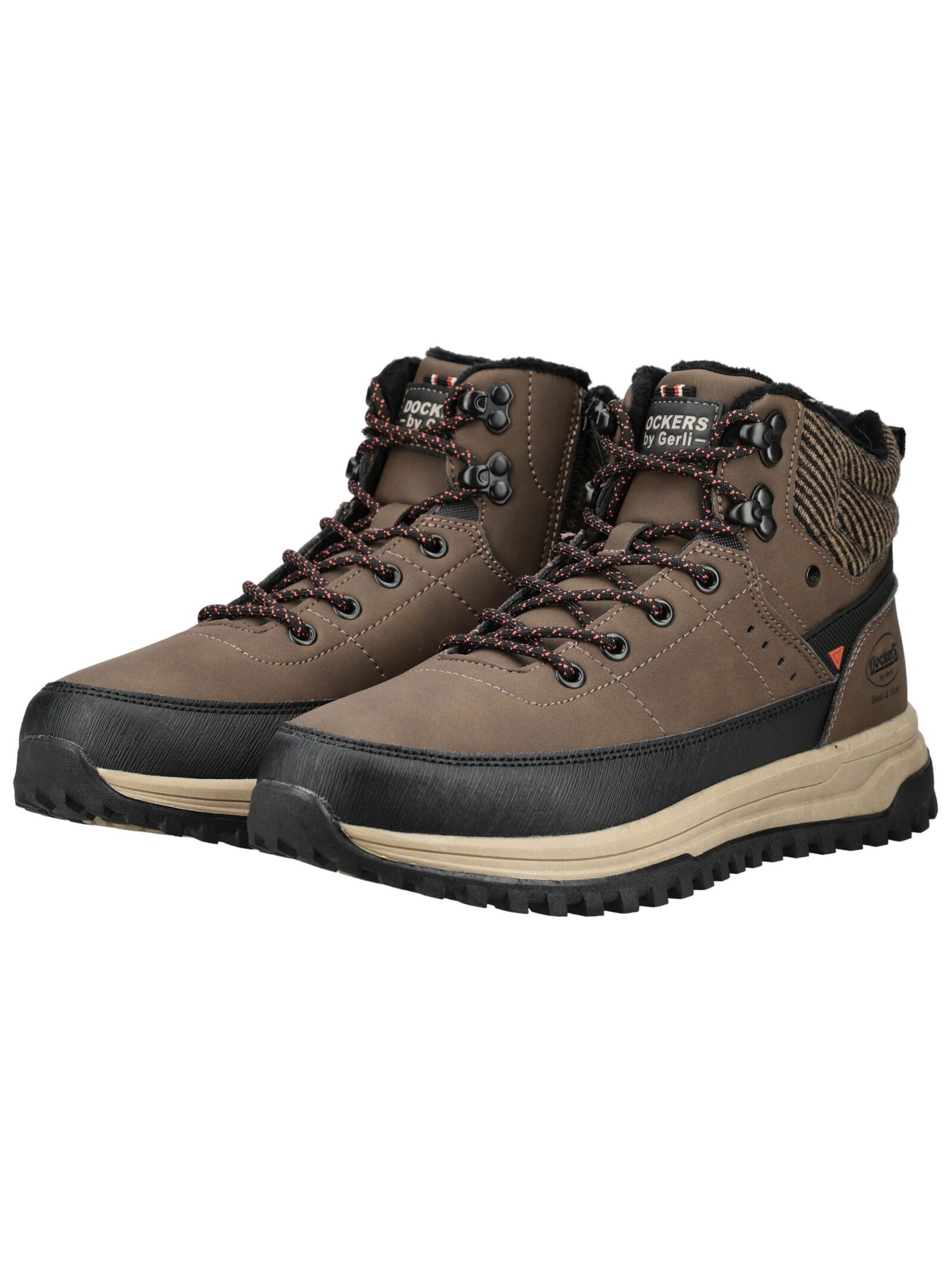 Bottines à lacets Dockers by Gerli en marron