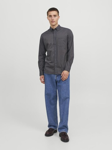 JACK & JONES Regular Fit Hemd in Blau